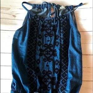 DENIM WOMENS ROMPER